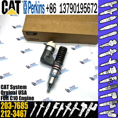 C10 Fuel Injector Assembly 203-7685 212-3467 212-3468 350-7555 317-5278 161-1785 10R-0967 10R-1259 10R-1258