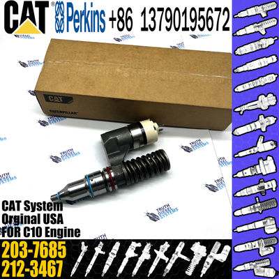 C10 Fuel Injector Assembly 203-7685 212-3467 212-3468 350-7555 317-5278 161-1785 10R-0967 10R-1259 10R-1258