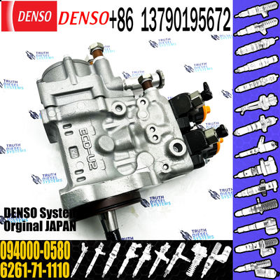 SA6D140 Fuel Injection pump For WA500-6 PC600-7 PC850-6 PC800-6 6261-71-1110 094000-0580