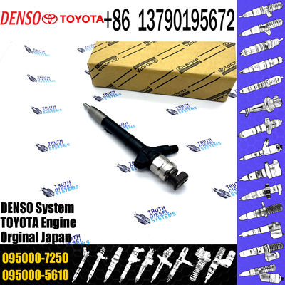 Common Rail Injector 095000-7250 095000-7600 095000-7610 For 1VD Diesel Nozzle Assembly