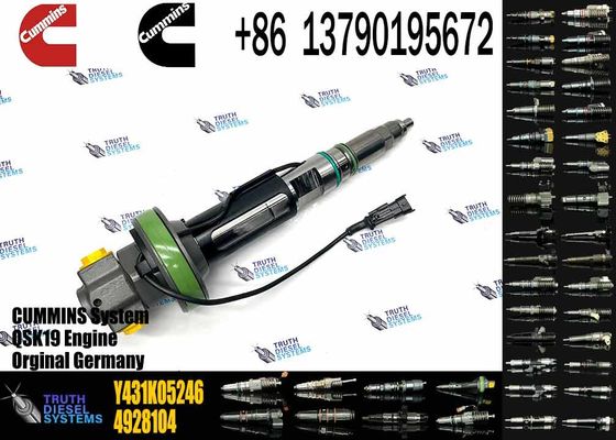 Common Rail Diesel Fuel Injector Y431K05246 4089972 For Cummins QSK19 QSK38 QSK60