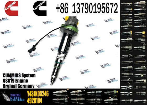 Common Rail Diesel Fuel Injector Y431K05246 4089972 For Cummins QSK19 QSK38 QSK60