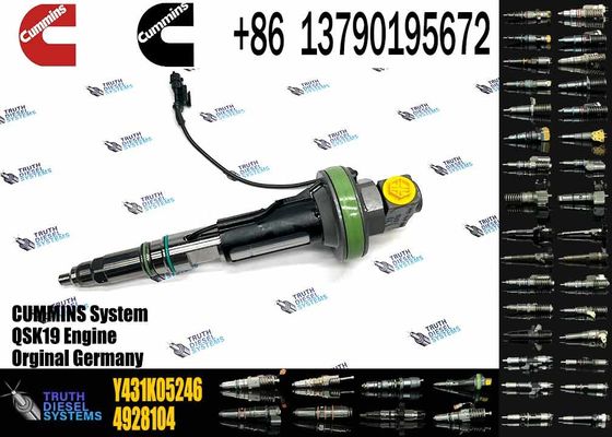 Common Rail Diesel Fuel Injector Y431K05246 4089972 For Cummins QSK19 QSK38 QSK60