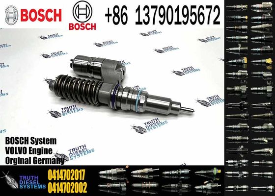 Genuine Diesel Common Rail Fuel Injector 0414702002, 3165869, 0414702017, 5236686, 5237146, 8113286, 3165874, 3964829
