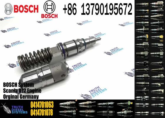 Genuine Unit Diesel Fuel Injector 0414701038, 0414701039, 0414701063 For SCANIA R500 1548472, 1766553, 1539350