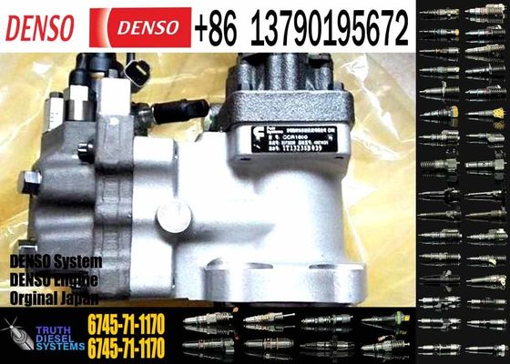 Construction machinery parts komatsu excavator fuel injection pump 6745-71-1180 6745-71-1170 fuel injection pump for kom