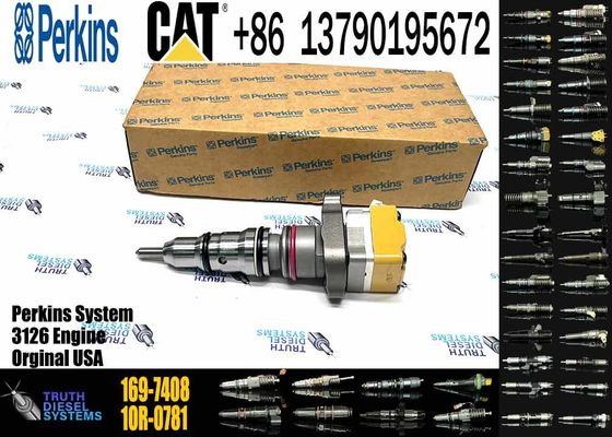 1563895 1697408 Engine Parts Fuel Injector 156-3895 169-7408 171-9704 For CAT Caterpillar 3412 1719704 engine