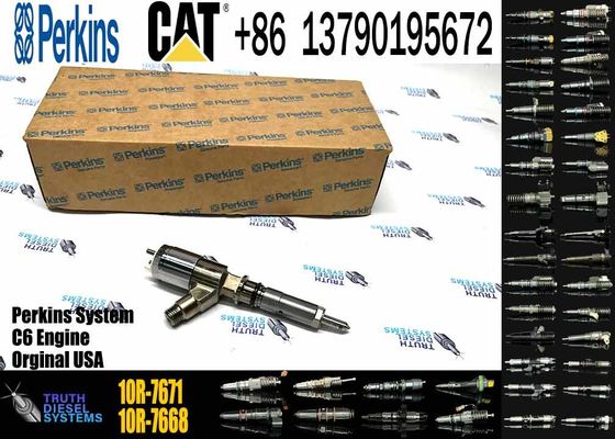 Diesel Engine Injectors C6.6 Fuel Injector 10R-7671 320-0677 For Perkins Engine Injector 2645A746