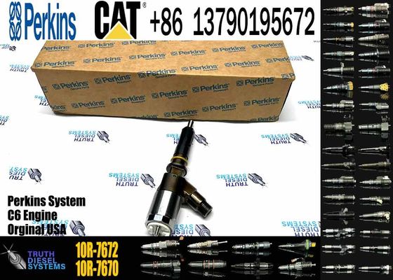 320D Diesel Common Rail Fuel Injectors 10R-7672 320-0680 For Caterpillar CAT C4.4 C6.6 Engine PERKINS 2645A747