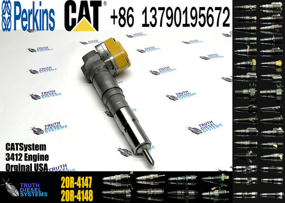 Common Rail injector 191-3005 198-4752 198-6877 20R-4147 Engine Parts Fuel Injectors For CAT Caterpillar 3412 engine