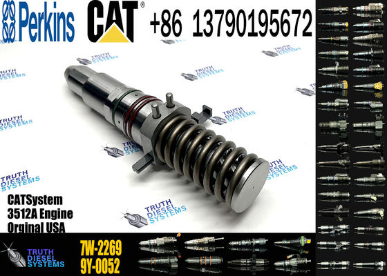 7E-6408 Common Rail Fuel Injector for Caterpillar 3508 3512 3516 7W-2269 Injection Assembly 7E6408 7W2269