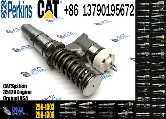 3512B Diesel Engine Parts fuel injector 250-1304 392-0225 250-1303 392-0226 for CAT Caterpillar Construction machinery