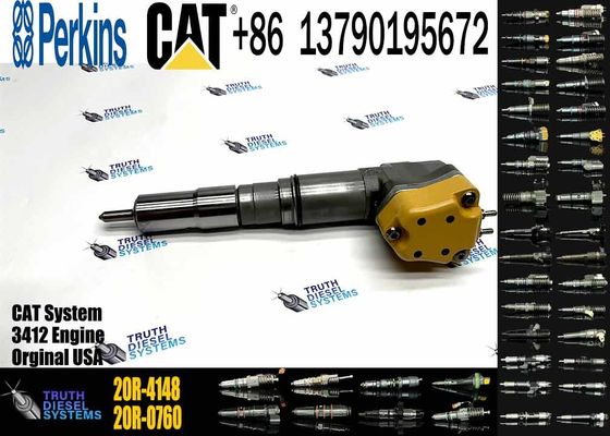 Engine diesel fuel Injector 174-7526 20R-4148 179-6020 or engine 3412E injector 179-6020 174-7526 For excavator 3412