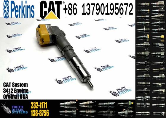Fuel Injector 174-7526 232-1183 232-1171 232-1175 20R0758 232-1173 232-1168 174-7528 For Caterpillar 3412E 3408E Engine