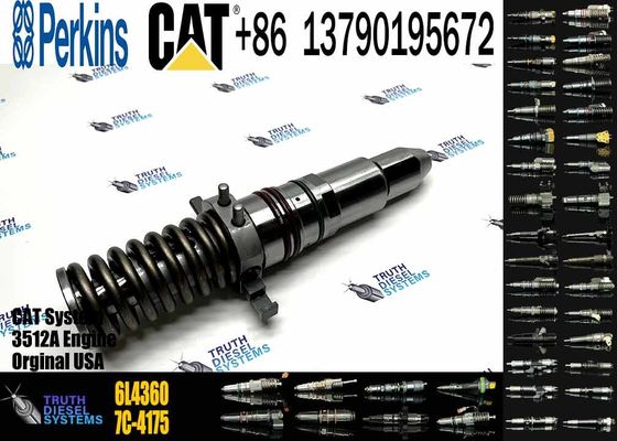 Diesel Engine Injector 4P9075 7E6408 4P9077 9Y3773 7C4148 6L4357 6L4355 6L4360 0R-8338 For Caterpillar C3512A Common Rail
