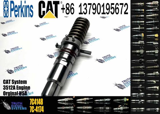 Diesel Engine Injector 4P9076 4P9077 7C4148 6L4355 0R-8338 10R-1252 For Caterpillar C3512A Common Rail