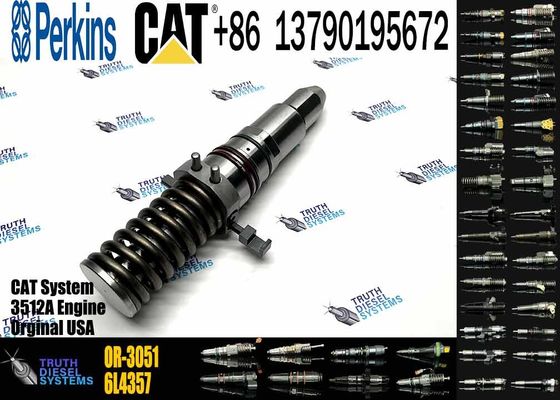 Diesel Engine Injector 4w-3563 10R3053 9Y-0052 OR-3051 961-4357 0R-2923 0R-1759 0R-1756 6I-4357 7W-2269 For Caterpillar C3512A Common Rail