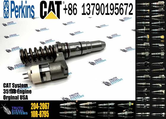 Excavator Parts 3512B Engine Injector 204-2067 229-1631 245-8272 246-1854 250-1311 Fuel Injector For Excavator