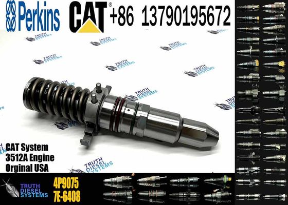 Diesel Engine Injector 4P9075 7E6408 4P9077 9Y3773 7C4148 6L4357 6L4355 6L4360 0R-8338 For Caterpillar C3512A Common Rail