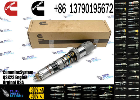 Hangood Excavator Parts Engine Parts 4902827 Original Diesel Fuel Injector QSK23 4902827 4077076 4062090 for Cummins Engine New