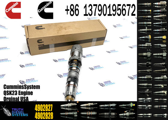 Hangood Excavator Parts Engine Parts 4902827 Original Diesel Fuel Injector QSK23 4902827 4077076 4062090 for Cummins Engine New