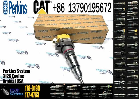 Fuel Injector 178-0199 3126 Diesel Engine Parts Common Rail Injector 177-4754 1780199 178-0198 205-1285