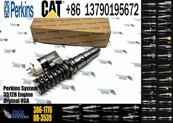 CAT Fuel Injector 386-1776 20R-1283 Common Rail Injector for Caterpillar 3508B 3508C 3512B 3516B Diesel Engine Parts