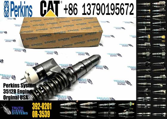 CAT 3512B 3516B Fuel Injector 392-0201 392 0201 Common Rail Fuel Injector for Caterpillar Excavator Dozer Diesel Engine Parts