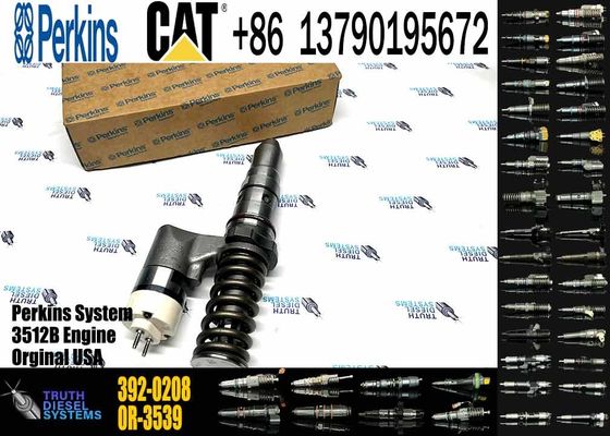 Excavator Parts 392-0208 Fuel Injector 3920208 20R-1272 20R1272 for CAT 3508B 3512B 3516B 3512C 3516C