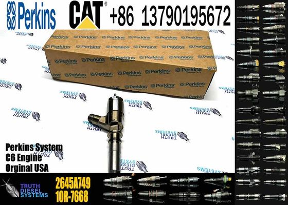 2645A748 320D Engine Diesel Fuel Injector 2645A749 320-0690 2645A751 Injector 2645A753 321-3600 for CAT Excavator Perkins