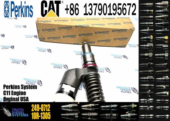 Construction Machinery Parts C11 Engine Fuel Injector 249-0712 2490712 for Wheel Loader 966H
