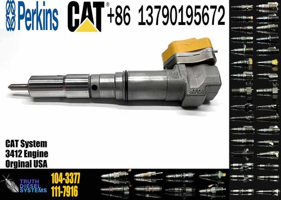 Fuel Injector 104-3377 174-7526 111-7916 138-8754 0R-8624 for CAT 3408E 3412E Engine 769D 773D 775D 631E 633E II 637E 651E 657E