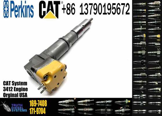 Excavator Engine Parts Fule Injetor 169-7408 174-7527 222-5967 20R-0760 232-1175 173-9272 for 3412E 3408 Fuel Injector
