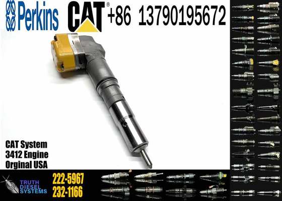 Excavator Engine Parts Fule Injetor 169-7408 174-7527 222-5967 20R-0760 232-1175 173-9272 for 3412E 3408 Fuel Injector