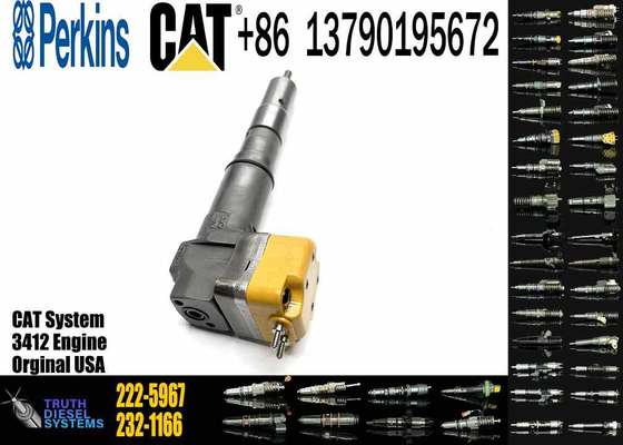 Excavator Engine Parts Fule Injetor 169-7408 174-7527 222-5967 20R-0760 232-1175 173-9272 for 3412E 3408 Fuel Injector