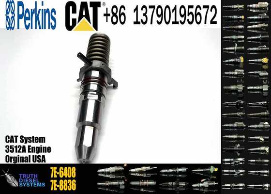 Excavator Parts Fuel Injector 7E-6408 0R-3052 7E6408 0R3052 Diesel Nozzle Injector 3512 3516 3508 Engine