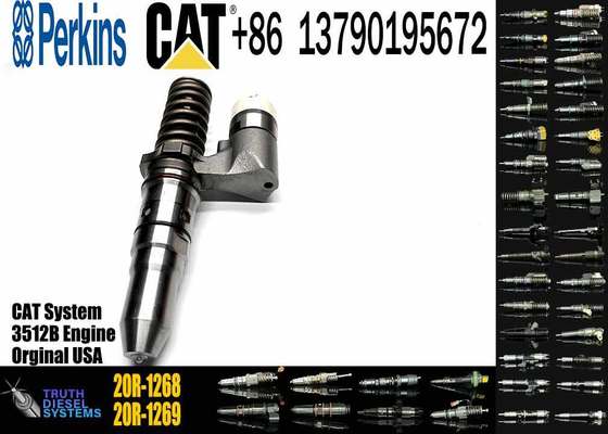 Common Rail Fuel Injector 392-0204 20R-1268 CAT 3508 3512 3516 Injector for Caterpillar Machinery Diesel Engine Parts