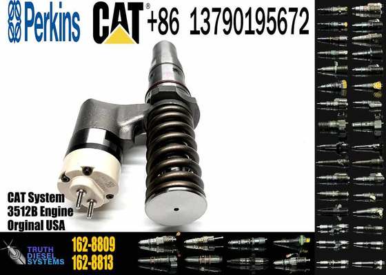 3512B Diesel Engine Parts Fuel Injector 162-8809 0R-3539 162-8813 386-1766 for CAT Caterpillar Construction Machinery