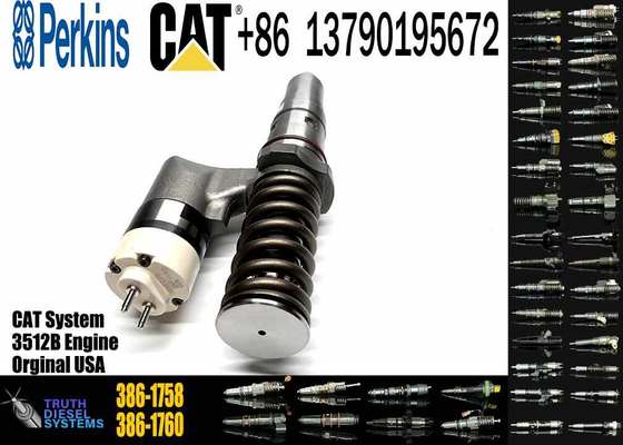 Diesel Common Rail Diesel Fuel Injector 386-1758 3861758 20R-1270 for Caterpillar CAT 3506 3508 3512 3516 3524 Diesel Engine