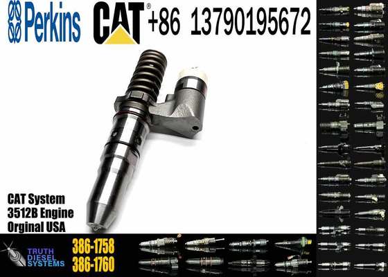 Diesel Common Rail Diesel Fuel Injector 386-1758 3861758 20R-1270 for Caterpillar CAT 3506 3508 3512 3516 3524 Diesel Engine