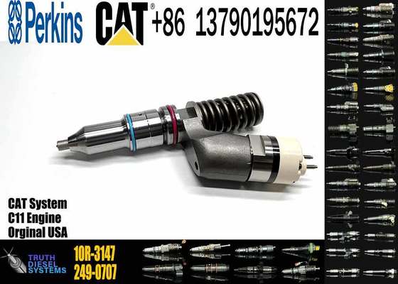 249-0712 249-0713 Common Rail Fuel Injector Cater pillar CAT C13 Diesel Engine Parts Rail Injector 10R-3147 10R-3147