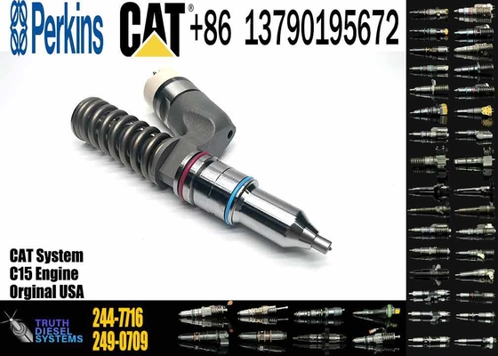 C15 Fuel Injector 244-7716 C15 Diesel Engine Common Rail Fuel Injector 235-1402 2351402 2447716 for Caterpillar C15 Engine