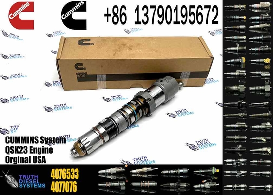 High Quality Excavator Parts Common Rail Fuel Injector 4326781 4076533 for Cummins Engine QSK45 QSK60 Injector 4326781 4076533
