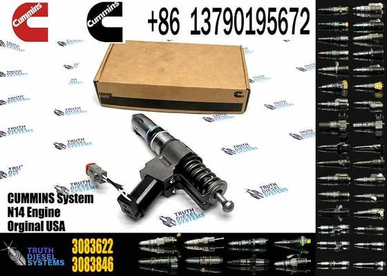 Cummins N14/QSN14 Series Fuel Injector Assembly 3080766 3083622 for Construction Machinery Components Engine Injector for Cummin