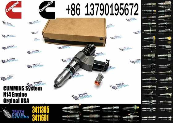 DSGENUINE High Performance N14 diesel Engine Fuel Injector Common Rail Injector 3411385 3411767