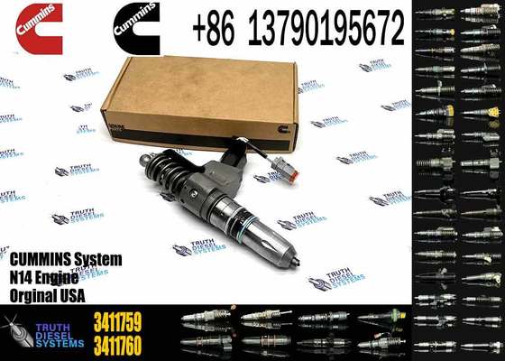 Genuine High Quality Common Rail Injector Diesel Fuel Injector 3411765 3411766 3411759 for Engine Parts