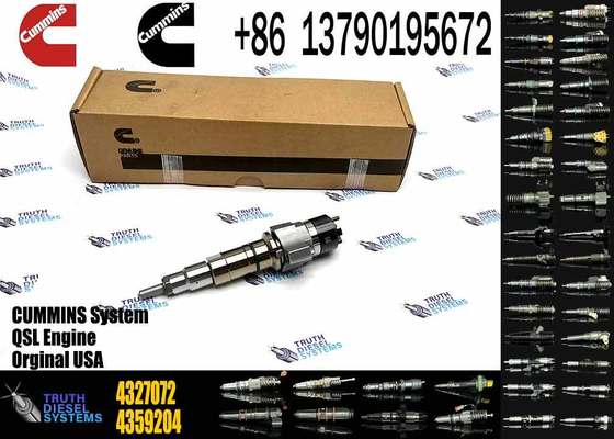 High Quality Diesel Engine Injector 4327072 4307414 Fuel Injector Model 430-7414 for QSL Excavator QSL9.3 ISCE Engine 6L