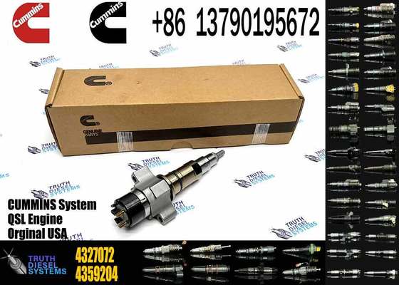 High Quality Diesel Engine Injector 4327072 4307414 Fuel Injector Model 430-7414 for QSL Excavator QSL9.3 ISCE Engine 6L