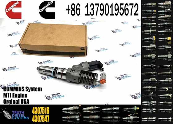 New Condition Common Rail Diesel Fuel Injector 4307516 3411761 3411845 4307547 for M11 Excavator QSM11 ISM11 M11