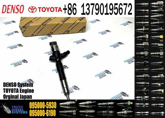 Diesel Fuel Injector Common Rail Injector 23670-09060 095000-5930 095000-7380 095000-593# for Toyota Hiace Hilux